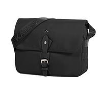 Besace Katana Nylon Garni Croûte De Cuir De Vachette K 29301