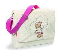 Besace Peluche Nici Mouton Jolly Coeur dans les nuages