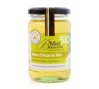 BESACIER - Miel d'Acacia Bio MIEL | Onctueux et savoureux | Idéal pour le petit déjeuner | le pot de 350g | LOT DE 3