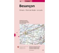 Besancon Echelle 1 : 100 000 - Collectif - Office Federal De Topographie Suisse - broché - Atlas / carte