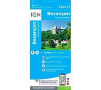 IGN Besançon-Forêt De Chailluz - Carte topographique Taille unique