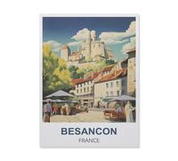 Besancon France，Puzzle 1000 Pieces Paper Puzzle Adult Children's Educational Toy Family Decompression Game（38x52cm）-EP75