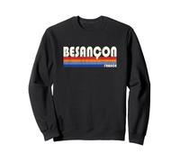Besançon France Retro 70s 80s Style Sweatshirt