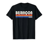 Besançon France Style Rétro Années 70 80 T-Shirt Graphique avec Valeur