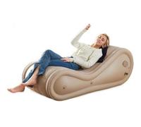 BesBet Canapé Gonflable imperméable -ShaF1Y White Sofa0808