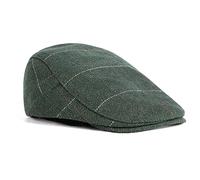 besbomig Hommes Béret Casquette Plate Golf Driving Newsboy Hat Flat Cap - Wool Felt Unisexe Cap Vintage Rétro Automne 55-60CM en Tweed Taille Unique