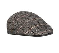 besbomig Hommes Béret Casquette Plate Golf Driving Newsboy Hat Flat Cap - Wool Felt Unisexe Cap Vintage Rétro Automne 55-60CM en Tweed Taille Unique