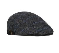 besbomig Hommes Béret Casquette Plate Golf Driving Newsboy Hat Flat Cap - Wool Felt Unisexe Cap Vintage Rétro Automne 55-60CM en Tweed Taille Unique