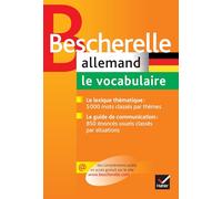Bescherelle - Allemand : le vocabulaire La référence sur le lexique allemand - Karin Albert - Hatier - cartonné - Méthode de langue