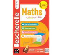 Bescherelle lycée - Maths 2de, 1re, Tle Nouveau bac Tous les programmes de maths au lycée - Anthony Amalric - Hatier - cartonné - Scolaire / Universitaire