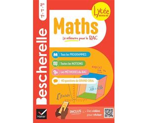 Bescherelle lycée - Maths 2de, 1re, Tle Nouveau bac Tous les programmes de maths au lycée - Anthony Amalric - Hatier - cartonné - Scolaire / Universitaire