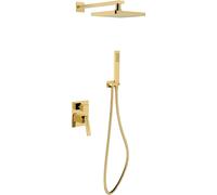Besco Aspira ensemble de douche encastré doré BP-AI-ZL