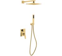 Besco Aspira ensemble de douche encastré doré BP-AII-ZL