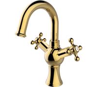 Besco Retro mitigeur de lavabo sur pied doré BU-RII-ZL