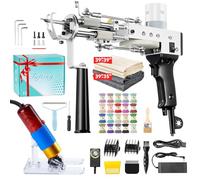 BESGEER Rug Tufting Gun Set with Trimmer, Tufting Machine Cut Pile and Loop Pile Start Kit, Pistolet Tufting,Pistolet Touffeter, Kit Pistolet à Touffeter avec Tondeuse
