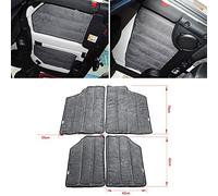 Beside_Auto Kit d'isolation acoustique pour toit rigide gris pour JK Wrangler 2 portes 2012-2017
