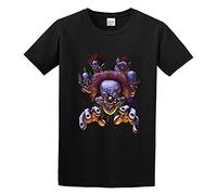 Besiege Killer Clown from Outer Space Men's T-Shirt Unisex Black Cotton Print Tee Shirts M