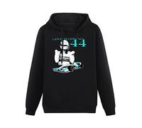 Besiege Lewis Hamilton 44 Hoodies Pullover Hoody Black Sweatershirt M