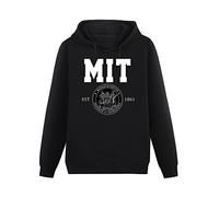 Besiege Massachusetts Institute of Technology MIT Hoodies Pullover Hoody Black Sweatershirt L