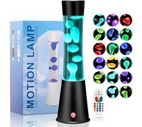 Besight Lampe à Mouvement Liquide Grande 40cm avec 17 Changements de Couleur et Télécommande pour Enfants et Adultes Veilleuse de Table Chambre Bureau Décoration Cadeau d'Anniversaire et de Noël