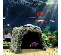 Besimple Cave décorative pour Poissons d'aquarium, Reptiles, cachettes en Pierre, cachette en Pierre, cachette pour Aquarium, Accessoires d'aquarium pour Betta, crevettes, Tortues, Amphibiens, Petits
