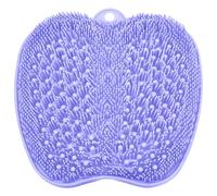 BESKAR Brosse Pieds Douche avec Ventouses Antidérapantes, Foot Spa Brosse pour Nettoyer et Exfolier Les Pieds, Pas de Flexion, Pied Acupuncture Mat pour Détendre Les Pieds