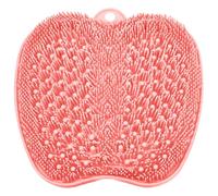 BESKAR Brosse Pieds Douche avec Ventouses Antidérapantes, Foot Spa Brosse pour Nettoyer et Exfolier Les Pieds, Pas de Flexion, Pied Acupuncture Mat pour Détendre Les Pieds