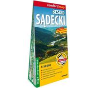 Beskid Sądecki carte touristique plastifiée 1:50 000