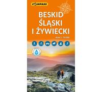 Beskid Śląski i Żywiecki map laminated
