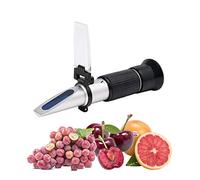 Beslands Refractometre Brix 0-40% Alcool 0-25% - ATC Portable Réfractomètre Vin, Réfractomètre Manuel pour Mesurer la Teneur en Sucre pour Vin,Bière,Fruit, Vinification