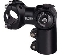 BESNIN Potence de Vélo Réglable 0-90 Degrés Potence VTT 25.4x60mm Potence Vélo Route Tige de Guidon de Vélo de Montagne pour VTT, BMX