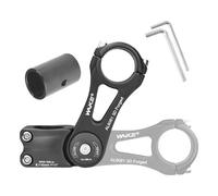 BESNIN Potence de Vélo Réglable ±90 Degrés pour Guidons de 25,4mm & 31,8mm, Potence de Guidon en Alliage d'Aluminium 90/110/130/145mm Longueur Potence pour Vélos de Route VTT BMX