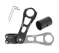 BESNIN Potence de Vélo Réglable ±90 Degrés pour Guidons de 25,4mm & 31,8mm, Potence de Guidon en Alliage d'Aluminium 145mm Longueur Potence pour Vélos de Route VTT BMX