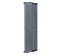 Delgado Radiateur à eau chaude 822W montage mural pour 20m² - Gris