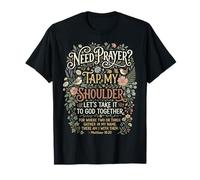 Besoin de prière ? Appuyez sur Mon épaule Let's Pray T-Shirt