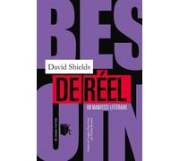 Besoin de réel - David Shields - Au diable vauvert - broché - Essai