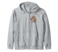 Besoin de Rien J’AI Déjà Mon Chien Patte Florale Humour Sweat à Capuche