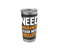 Besoin d'une assurance ? Posez-moi des questions à ce sujet Gobelet isotherme en acier inoxydable double paroi