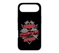 Besoin d'une Voiture de Course à Grande Vitesse avec Drapeaux à damiers Coque pour iPhone Air
