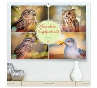 Besondere Vogelportraits (hochwertiger Premium Wandkalender 2027 DIN A2 quer), Kunstdruck in Hochglanz: Wir zeigen Vögel in einer Intensität, die man ... Blicke und Farben, die wie gemalt wirken.