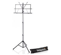 Bespeco BP01X Pupitre pliable avec housse Noir