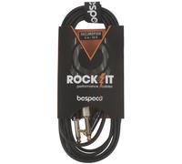 Bespeco ROCKIT Interlink Cable Jack 3,5 TRS M 90° - 2x Jack TS 3 m