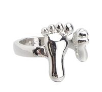 BESPORTBLE 1 Bague Griffe En Bijou Rose Mignon Pour Orteils De Filles Bague D'Ouverture Simple Décoration De Doigt Bague Tendance Pour Femmes Décoration De Phalanges En