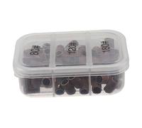 BESPORTBLE 1 Boîte Cercle De Manucure En Boîte Trousse Bandes De Meulage De Manucure Clou Bandes De Ponçage Pour Perceuse à Ongles Bandes De Ponçage De Pédicure Brown Toile Abrasive En Résine