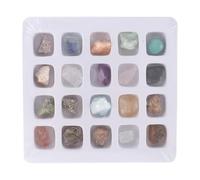 BESPORTBLE 1 boîte Kit d'Étude de Géologie Minéraux Naturels pour Garçon Fille Jeu Éducatif de Découverte des Roches et Cristaux Aide Formation Manuelle et Créativité