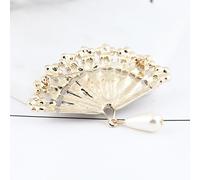 BESPORTBLE 1 Broche Éventail Rétro Pour Femmes Broche Vintage Pour Bijoux En Émail Accessoire De Vêtements Pour Femme Décoration De Robe En
