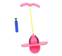 BESPORTBLE 1 Ensemble Boule Sauteur avec Poignée et Corde Sportif pour Garçon Fille Accessoire de Sport Pratique avec Pompe pour Activités Extérieures Couleur Aléatoire