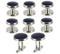 BESPORTBLE 1 Ensemble Boutons de Manchette Ronds Style Élégants pour Hommes Accessoire de Mode pour Occasions Spéciales