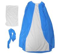 BESPORTBLE 1 Ensemble Costume de Vierge, Robe Biblique, Coiffe, Cordon de Taille pour Enfants, Idéal pour Noël, Pâques, Cosplay, Vêtements Religieux Traditionnels, Taille L