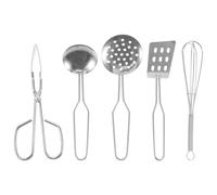 BESPORTBLE 1 Ensemble de Cuisine pour Enfants - Jouets de Cuisine pour Enfants - Ustensiles de Cuisine pour Enfants - Spatule de Chef, louche, Fouet et Pince - Accessoires de Jeu de rôle Montessori